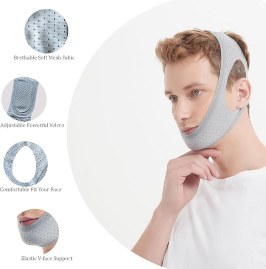 CPAPユーザー用チンストラップ 男女兼用