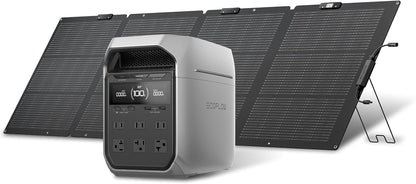 ECOFLOW  DELTA 3 PLUS  1024Wh 【220Wソーラーパネル付き】