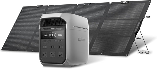 ECOFLOW  DELTA 3 PLUS  1024Wh 【220Wソーラーパネル付き】