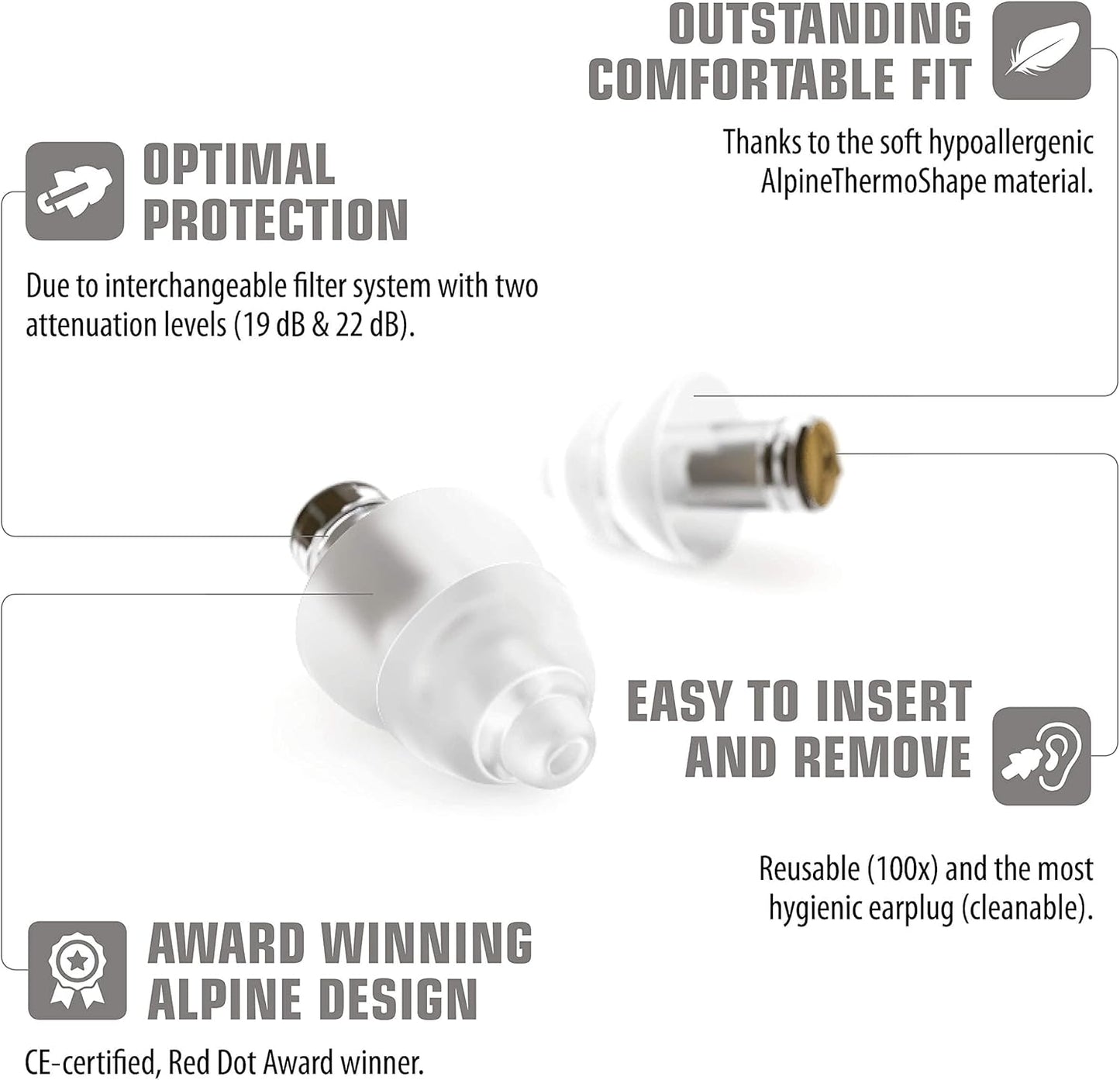 Alpine Hearing Protection - MusicSafe Pro