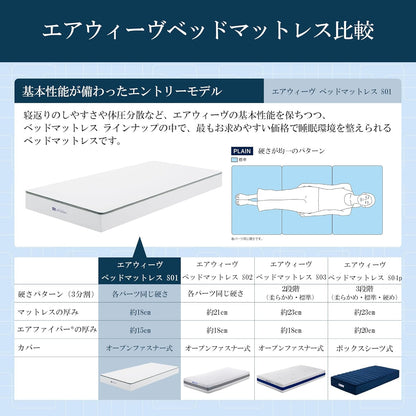 エアウィーヴ ベッドマットレス S01  シングル