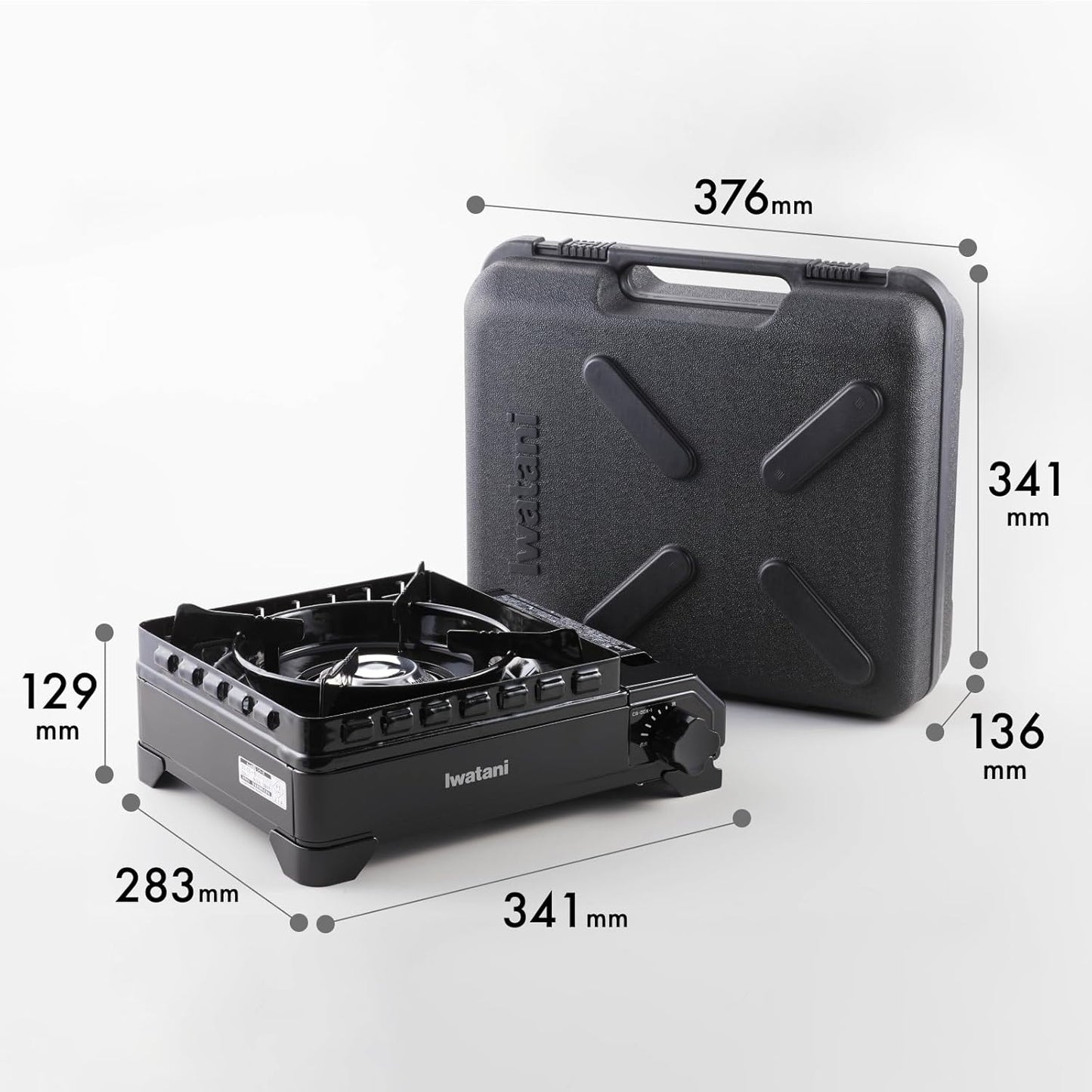 Iwatani カセットコンロ タフまる（専用ケース付き)  キャンプ アウトドア 停電対策