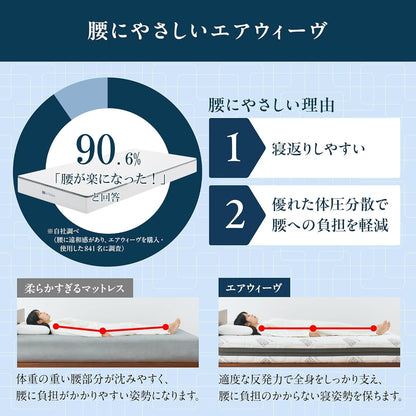 エアウィーヴ ベッドマットレス S01  シングル