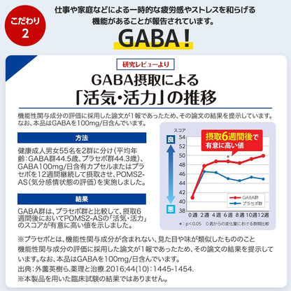 大正製薬 睡眠サポートカプセル  GABA＋クロセチン (60粒 30日分)