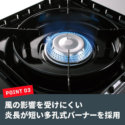 Iwatani カセットコンロ タフまる（専用ケース付き)  キャンプ アウトドア 停電対策