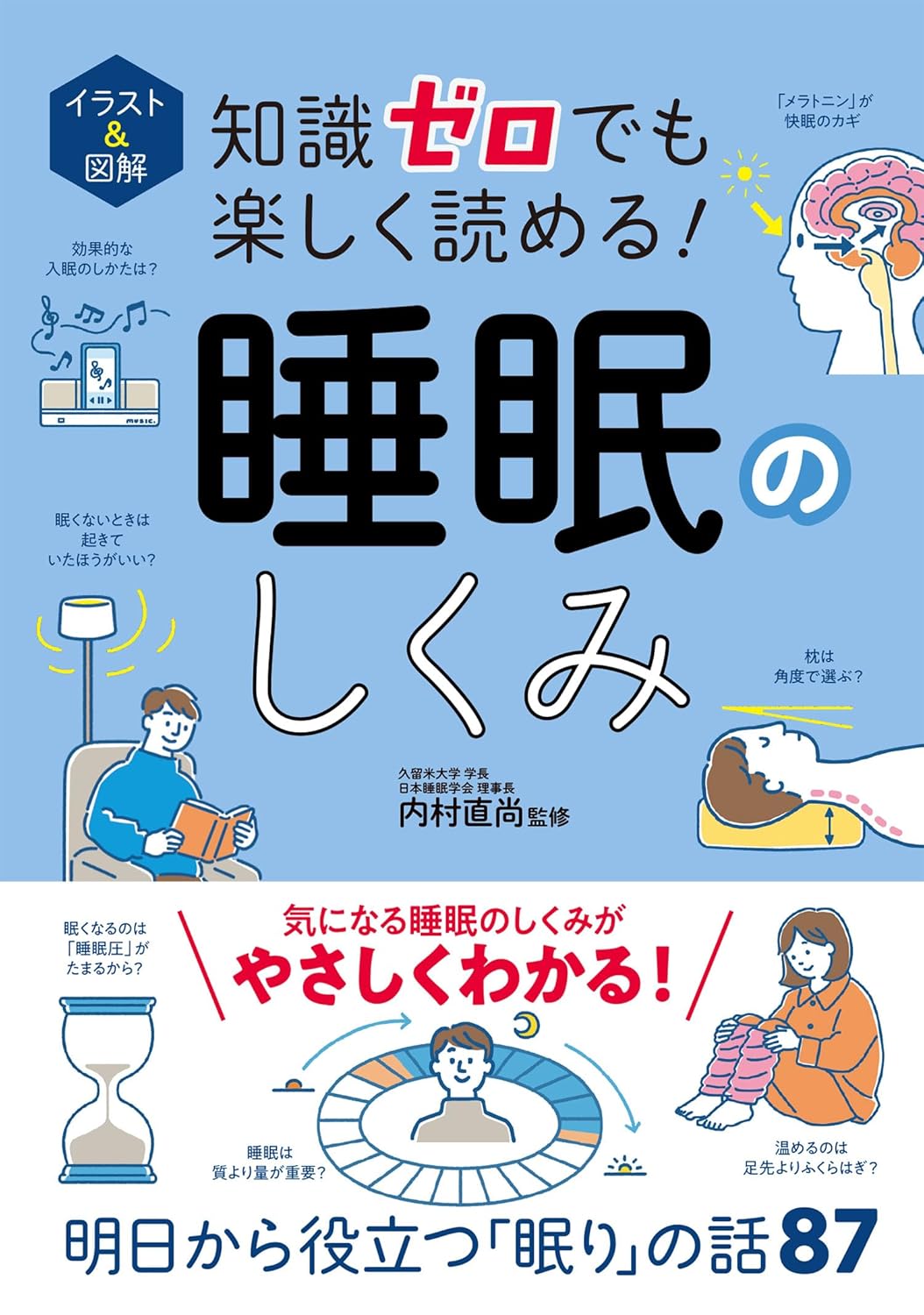 イラスト＆図解　知識ゼロでも楽しく読める！睡眠のしくみ   (単行本)